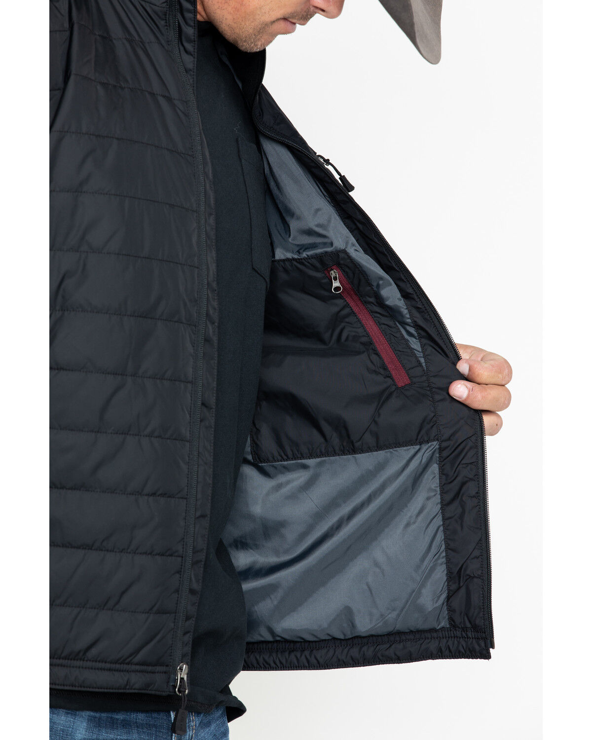 Image #5 - Carhartt Men's Gilliam Work Jacket - Big & Tall, Black, hi-res