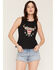 Image #1 - Coors Women's Steer Logo Graphic Tank Top, Black, hi-res