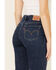 Image #4 - Levi's Women's Classic Straight Mid Rise Maui Waterfall Jeans, Blue, hi-res