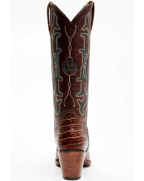 Image #5 - Idyllwind Women's Frisk Me Printed Leather Western Boots - Snip Toe , Brown, hi-res