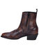Laredo Men's Side Zipper Western Boots - Round Toe, Tan, hi-res