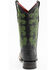 Image #4 - Ferrini Women's Caiman Croc Print Western Boots - Square Toe, Black, hi-res