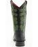 Ferrini Women's Caiman Croc Print Western Boots - Square Toe, Black, hi-res
