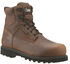 Rocky Men's Exertion 6" Waterproof Work Boots - Steel Toe, Brown, hi-res