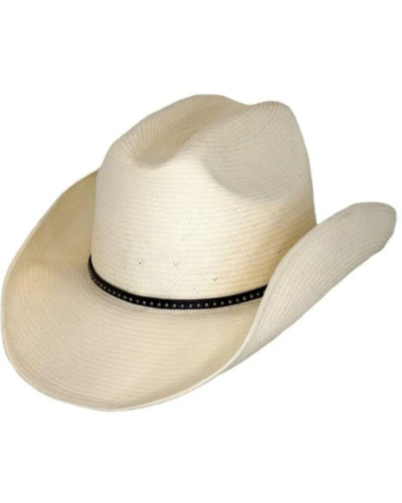 Outback Trading Co. Men's Ivory Midland Straw Western Hat , Ivory, hi-res