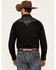 Image #4 - Rock & Roll Denim Men's Paisley Yoke Long Sleeve Pearl Snap Stretch Western Shirt, Black, hi-res