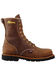 Thorogood Men's 8" Crazyhorse Waterproof Work Boots - Steel Toe, Brown, hi-res