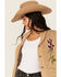 Image #2 - Tasha Pollizzi Women's Floral Horse Button-Down Sweater, Beige, hi-res