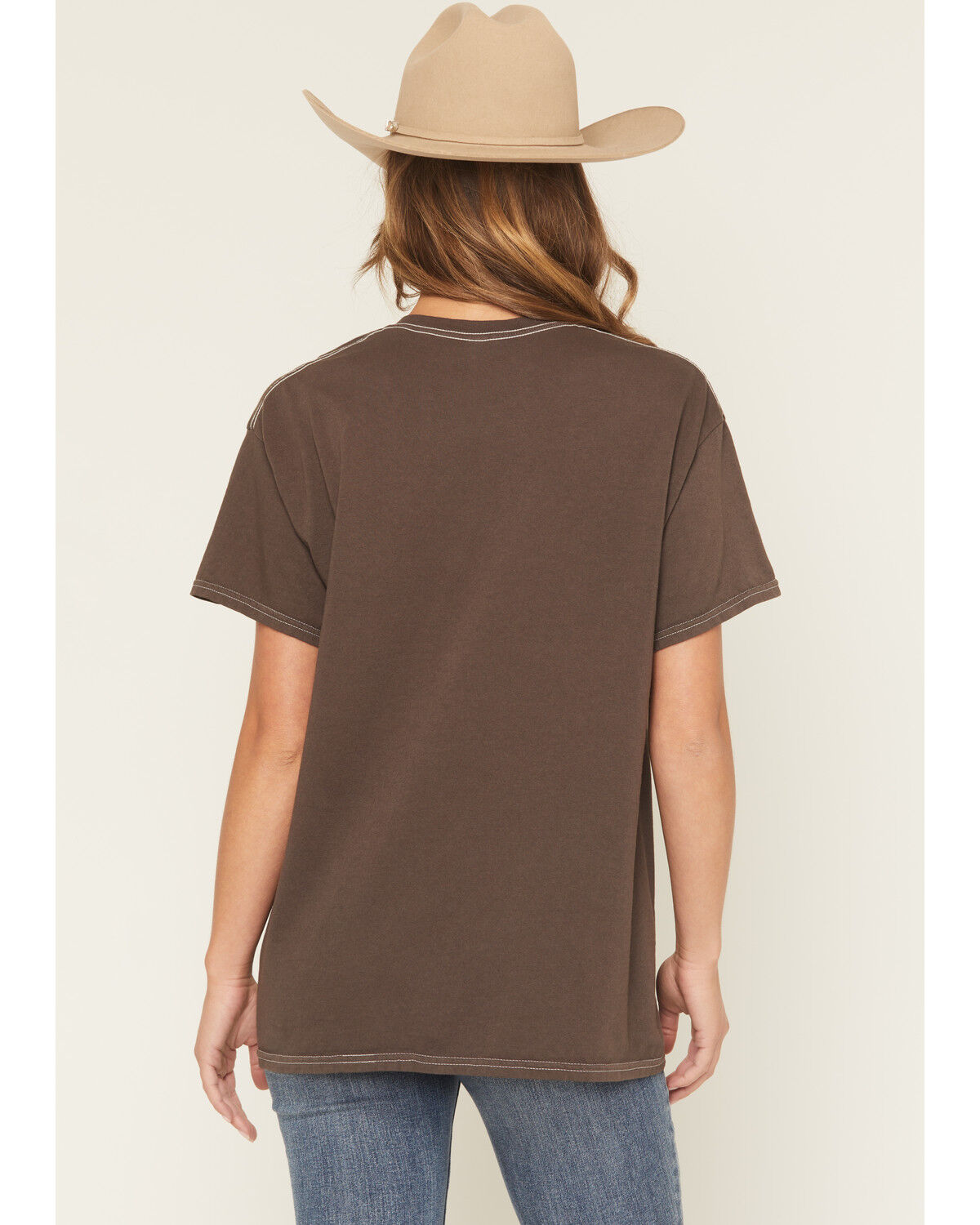 Image #4 - Merch Traffic Women's Kelsea Ballerini Cowboys Cry Too Short Sleeve Graphic Tee, Brown, hi-res