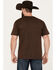 Image #4 - Moonshine Spirit Men's Turn Down Whiskey Short Sleeve Graphic T-Shirt, Dark Brown, hi-res