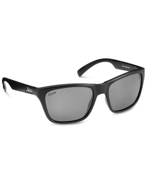 Hobie Woody Satin Black & Grey PC Polarized Sunglasses , Black, hi-res