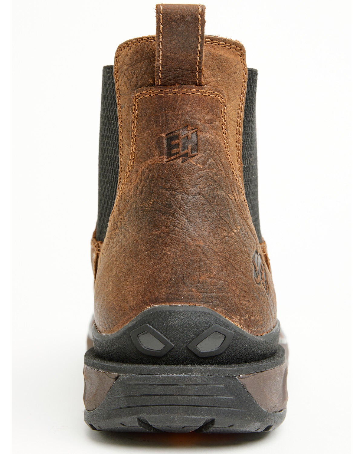 Image #5 - Phantom Rider Men's 6" Romeo Pull-On Ankle Boots - Moc Toe, Brown, hi-res