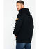 Image #2 - Hawx Men's Logo Sleeve Hooded Work Sweatshirt, Black, hi-res