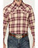 Image #3 - Moonshine Spirit Men's Memory Plaid Print Long Sleeve Snap Western Shirt, Cream, hi-res
