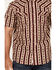 Image #3 - Moonshine Spirit Men's Experience Southwestern Striped Print Short Sleeve Snap Western Shirt, Cream, hi-res