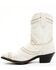 Image #3 - Laredo Women's Bone Embellished Booties - Snip Toe, Off White, hi-res