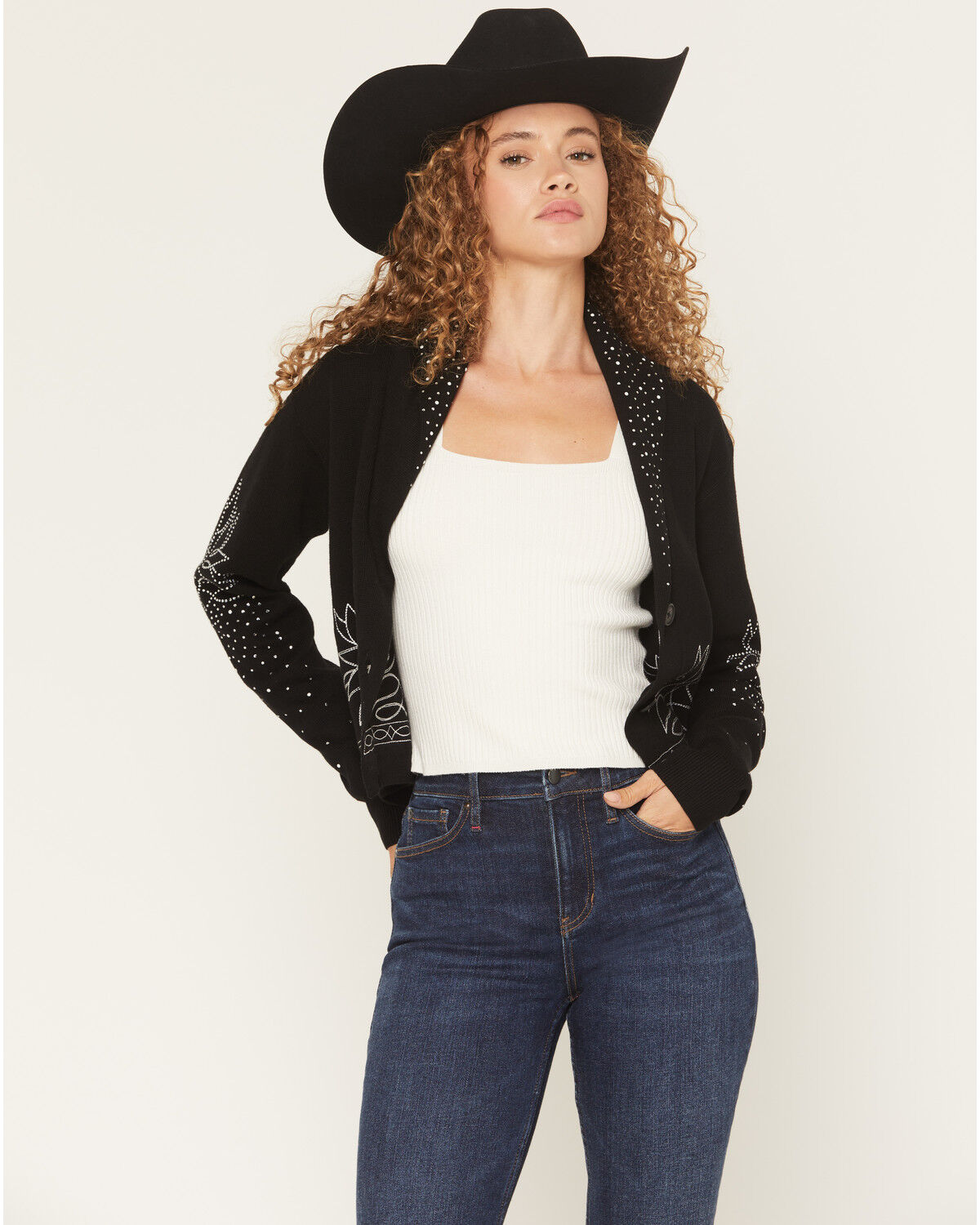 ⚪︎howdy. dot fringe long shirt(NV) ⚪︎トップス Idyllwind Women's Fringe Long Sleeve Snap Western Shirt