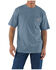 Image #1 - Carhartt Men's Loose Fit Heavyweight Short Sleeve Pocket T-Shirt, Light Blue, hi-res