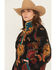 Image #3 - Wrangler Retro Women's Floral Print Sherpa Pullover, Black, hi-res