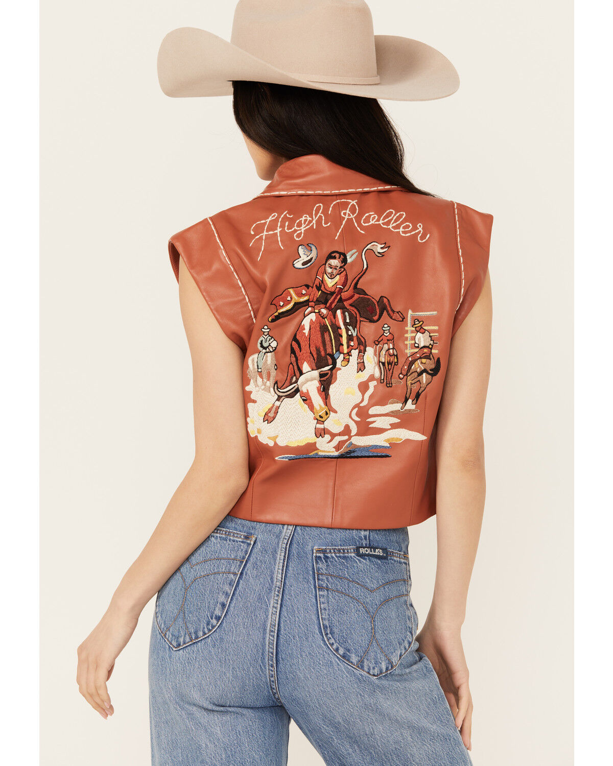Image #4 - Double D Ranch Women's High Roller Vest, Copper, hi-res