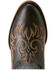 Image #4 - Ariat Women's Carlin Western Booties - Round Toe, Black, hi-res
