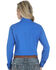 Wrangler Women's Snap Pocket Long Sleeve Western Shirt , Blue, hi-res