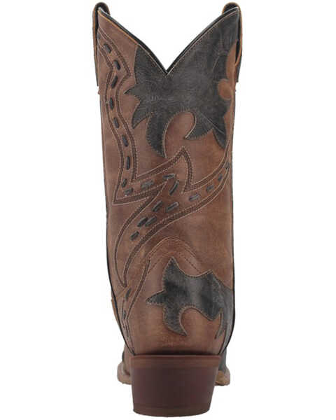 Image #5 - Laredo Men's Porter Wingtip Collar Overlay Western Boot - Snip Toe, Tan, hi-res