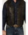 Image #3 - Moonshine Spirit Men's Bar Stool Tooled Leather Vest, Brown, hi-res