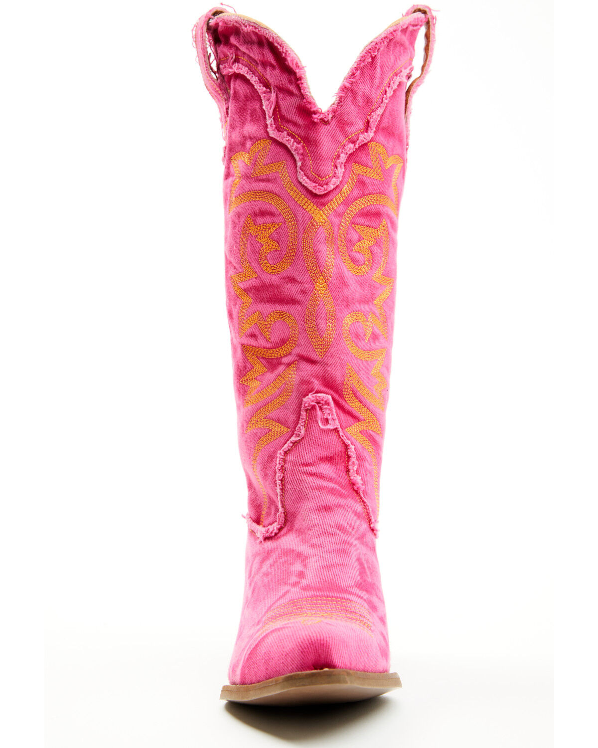 Image #4 - Dingo Women's Texas Tornado Tall Western Boots - Snip Toe, Pink, hi-res