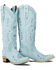 Image #1 - Lane Women's Cossette Tall Western Boots - Snip Toe, Blue, hi-res