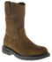 Wolverine Men's Nubuck Wellington Pull On Work Boots - Steel Toe, Brown, hi-res