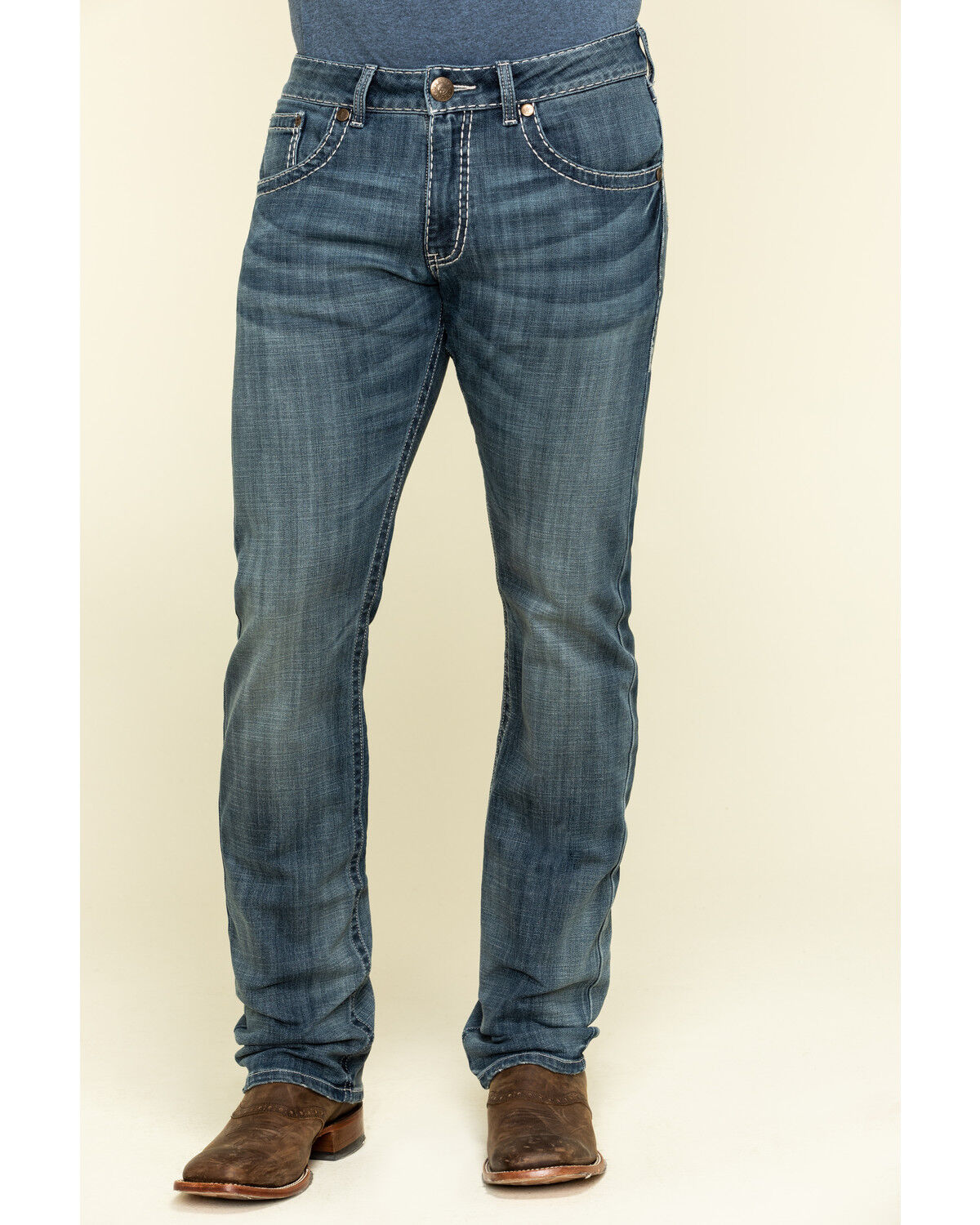 Remix Stretch Slim Straight Jeans