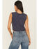 Image #4 - Cleo + Wolf Women's Ezra Support Local Bands Graphic Tank, Navy, hi-res