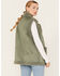 Image #4 - 26 International Women's Suede Sherpa Lined Vest, Sage, hi-res