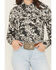 Image #3 - Cowgirl Hardware Women's Cowhide Print Long Sleeve Snap Stretch Western Shirt, Black, hi-res