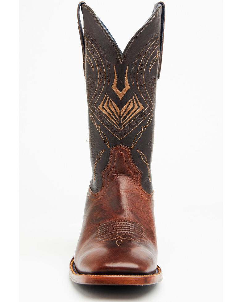Cody James Men's Honey Black Western Boots - Wide Square Toe, Honey, hi-res