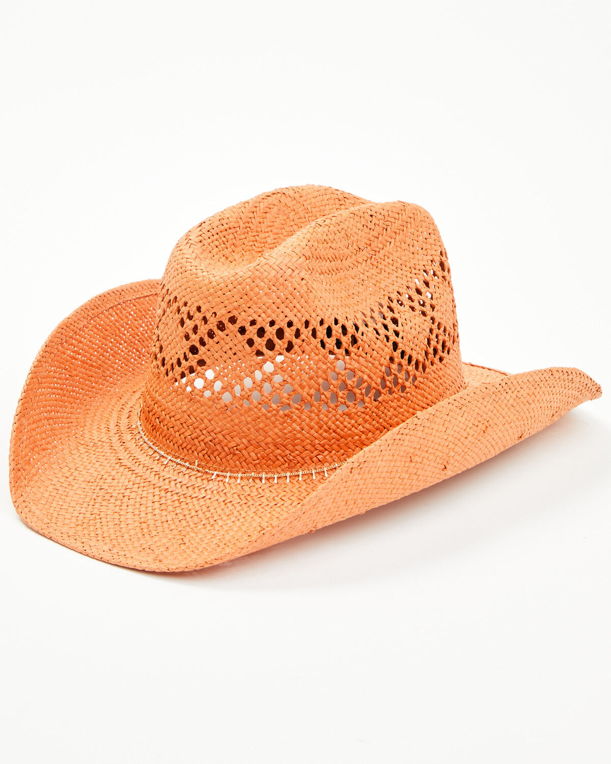 Image #1 - Shyanne Women's Lottie Straw Cowboy Hat, Brown, hi-res