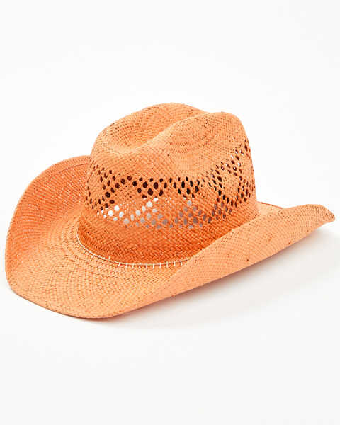 Shyanne Women's Lottie Straw Cowboy Hat , Brown, hi-res