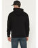 Image #4 - Buckwear Men's Camo Spartan Patriot Hooded Sweatshirt, Black, hi-res