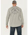 Image #4 - Ariat Men's Rebar Heat Fighter Long Sleeve Work Shirt, Dark Grey, hi-res