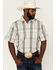 Image #1 - Resistol Men's Pierson Large Plaid Short Sleeve Button Down Western Shirt , Multi, hi-res