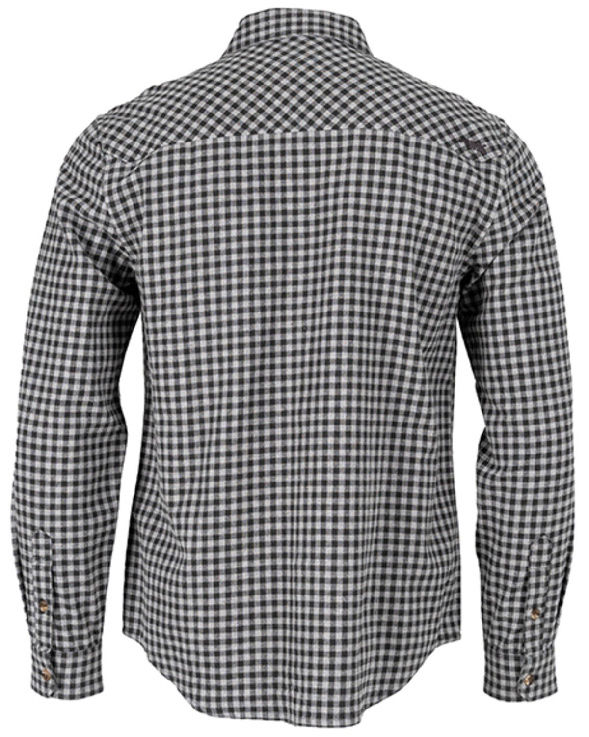 Image #2 - Mountain Khakis Men's Downtown Plaid Print Long Sleeve Button-Down Flannel Shirt, Grey, hi-res