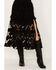 Image #3 - Shyanne Women's Diamond Embroidered Mesh Skirt, Black, hi-res