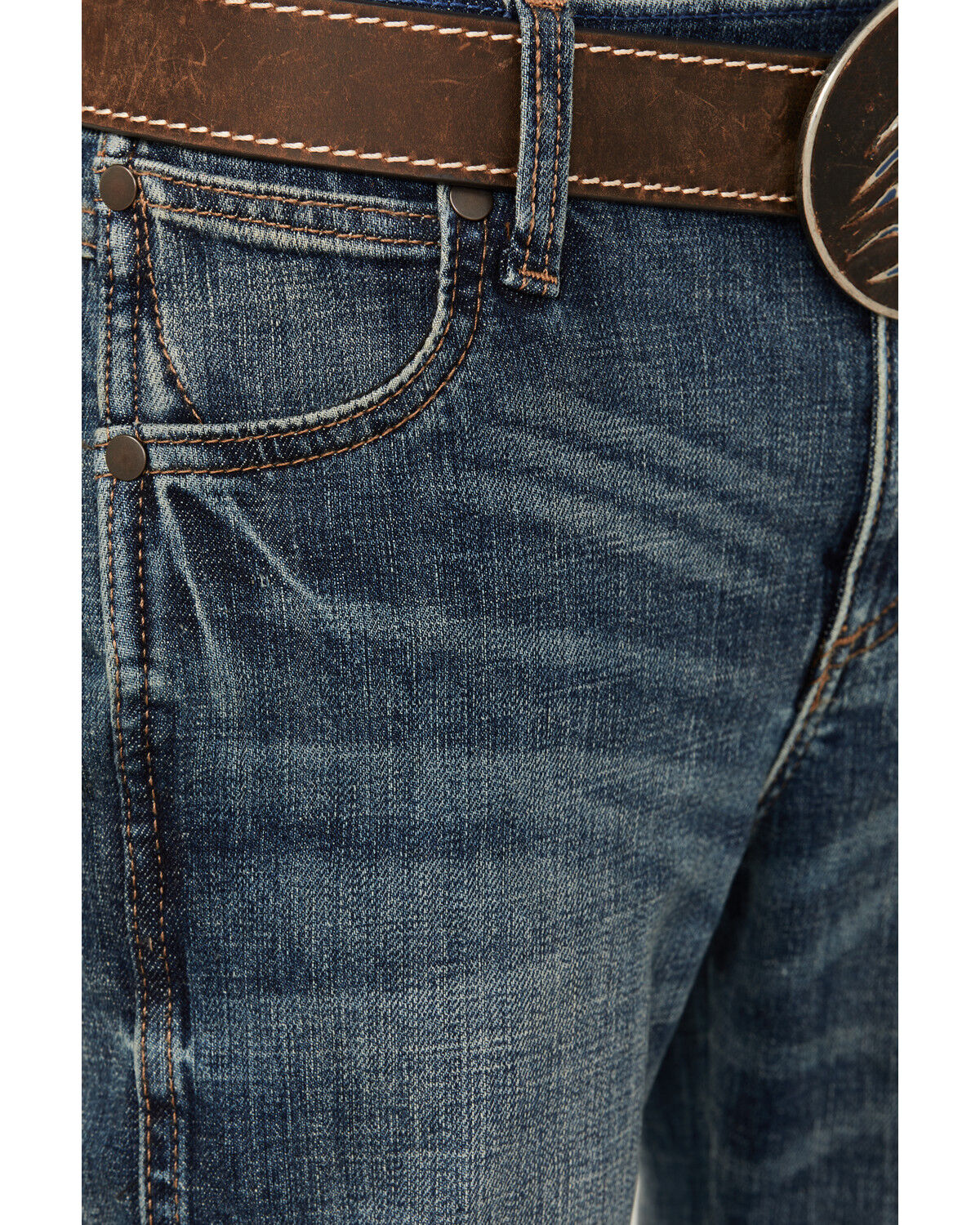 Image #2 - Wrangler Retro Boys' Layton Dark Wash Slim Bootcut Jeans, Dark Wash, hi-res