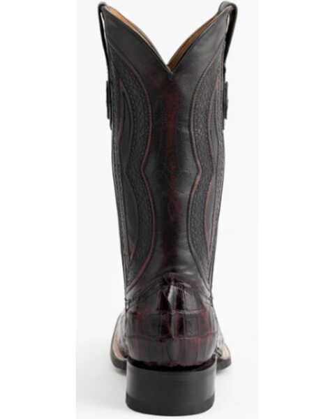 Ferrini Men's Dakota Exotic Crocodile Western Boots - Broad Square Toe, Black, hi-res