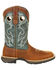 Image #2 - Durango Men's Rebel Pull On Western Boots - Broad Square Toe, Brown, hi-res