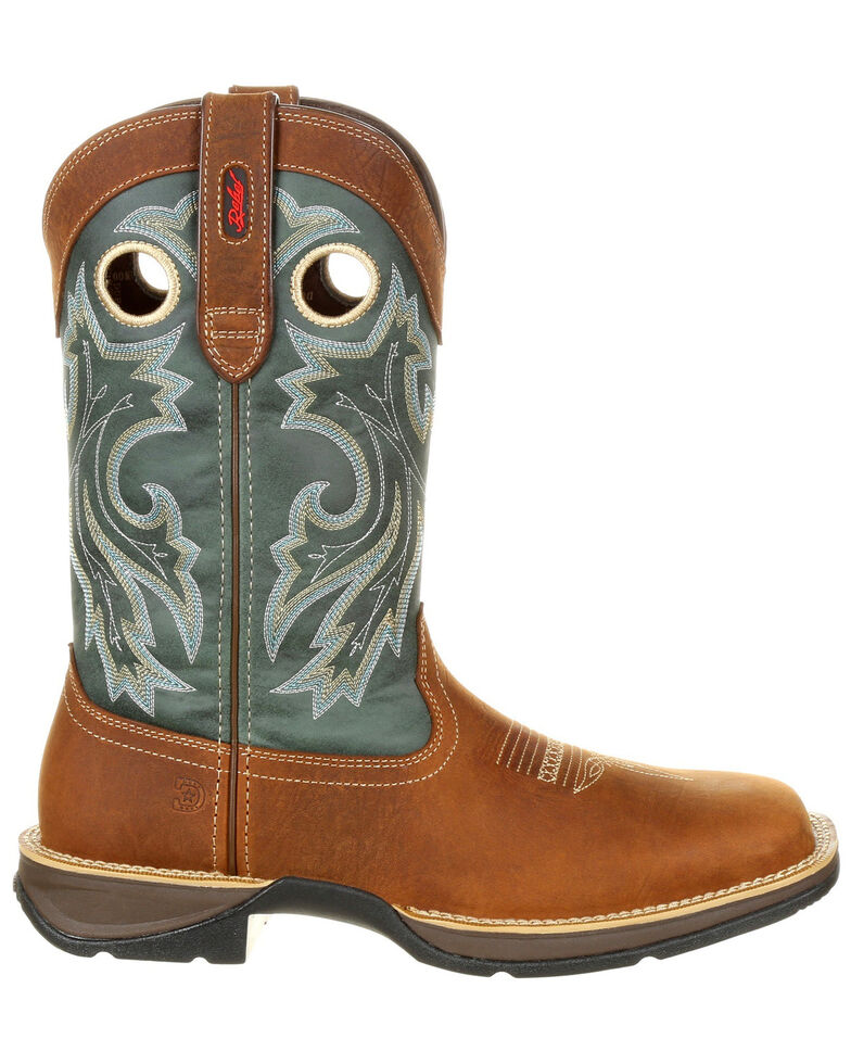 Durango Men's Rebel Pull-On Western Boots - Square Toe, Brown, hi-res