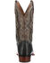 Lucchese Men's Cecil Exotic Ostrich Skin Western Boots - Broad Square Toe, Navy, hi-res