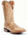 Dan Post Men's Leon Crazy Horse Performance Leather Western Boot - Broad Square Toe , Sand, hi-res