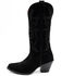 Image #3 - Ferrini Women's Quinn Roughout Western Boots - Round Toe, Black, hi-res